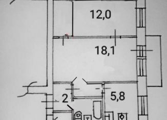 Продается двухкомнатная квартира, 40 м2, рабочий посёлок Томилино, улица Гоголя, 24