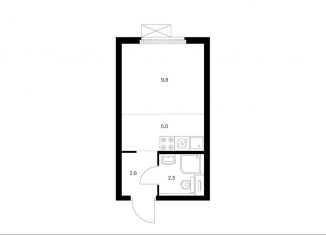 Продам квартиру студию, 19.9 м2, Москва, Люблинская улица, 78к2, район Люблино