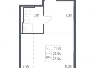 Продается 1-комнатная квартира, 26.4 м2, село Остафьево
