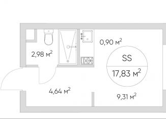 Квартира на продажу студия, 17.8 м2, Москва, Нижегородский район