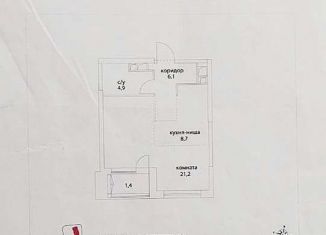 Продажа 1-комнатной квартиры, 42.1 м2, Москва, ЖК Огни-2, улица Василия Ланового, 1к1