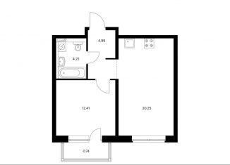 Продаю 1-ком. квартиру, 42.6 м2, Москва, Берёзовая аллея, 17к2, метро Ботанический сад