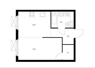 Продам 1-комнатную квартиру, 32.2 м2, Москва, Люблинская улица, 78к2, Люблинская улица