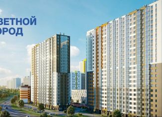 Квартира на продажу студия, 17.6 м2, Санкт-Петербург, Чарушинская улица, 26к1, ЖК Цветной Город