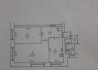 2-ком. квартира на продажу, 45.7 м2, поселок городского типа Максатиха, Садовая улица, 10