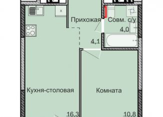 Продается однокомнатная квартира, 35.2 м2, Удмуртия