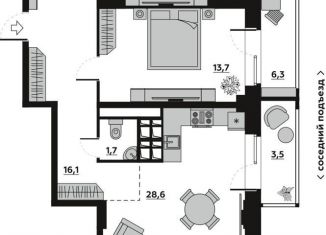 Продам двухкомнатную квартиру, 82 м2, Волгоград, Дзержинский район, Ангарская улица, 9А