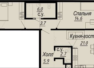 Продажа двухкомнатной квартиры, 70 м2, Санкт-Петербург, муниципальный округ Аптекарский Остров