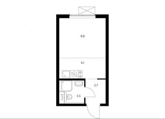 Продается квартира студия, 20.1 м2, Москва, район Западное Дегунино