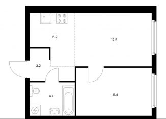 Продаю 2-комнатную квартиру, 38.4 м2, Москва, ЖК Барклая 6