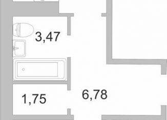 1-комнатная квартира на продажу, 38.2 м2, деревня Борисовичи, улица Героя России Досягаева, 1, ЖК Европа