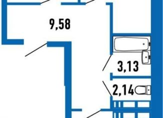 Продается двухкомнатная квартира, 62.4 м2, Самара, метро Алабинская