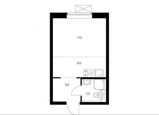 Продам квартиру студию, 23.6 м2, Москва, ЖК Римского-Корсакова 11