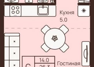 Продается квартира студия, 27.5 м2, деревня Новое Девяткино, ЖК Девяткино