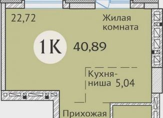 Продается 1-комнатная квартира, 40.8 м2, Новосибирск, улица Дуси Ковальчук, 248/1, Заельцовский район