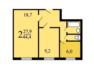 Продажа 1-ком. квартиры, 33 м2, Москва, Озёрная улица, 30к2, район Очаково-Матвеевское