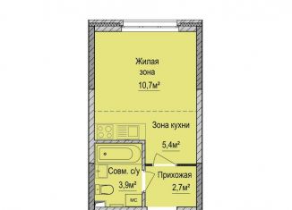 Продаю квартиру студию, 22.7 м2, Ижевск, Устиновский район