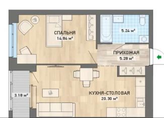 1-ком. квартира на продажу, 48 м2, Екатеринбург, переулок Замятина, переулок Замятина