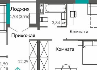 Продается 2-ком. квартира, 70.4 м2, Крым