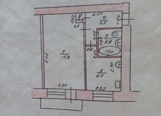 Продается 1-комнатная квартира, 29 м2, поселок городского типа Приютово, улица Ленина, 10