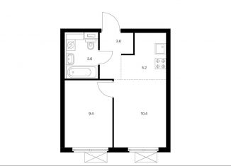 Продам двухкомнатную квартиру, 32.4 м2, Котельники