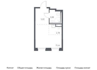 Квартира на продажу студия, 22.3 м2, Мурино, жилой комплекс Новые Лаврики, 1.1