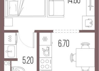 Продажа квартиры студии, 29.4 м2, Москва, метро Речной вокзал