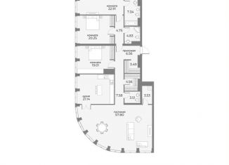 Продажа 5-комнатной квартиры, 193.4 м2, Москва, Пресненский район