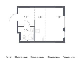 Продаю квартиру студию, 26.5 м2, Московская область