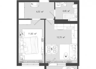 Продам двухкомнатную квартиру, 40 м2, Томск, улица Войкова, 51/1