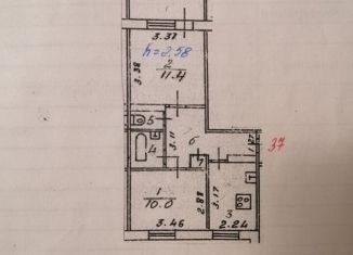 Аренда 2-комнатной квартиры, 47 м2, Норильск, улица Анисимова, 3