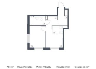 2-комнатная квартира на продажу, 36 м2, Владивосток, Первореченский район, улица Сабанеева, 1.2