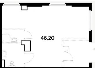 Продам помещение свободного назначения, 46.1 м2, Кудрово, Центральная улица, 8к1