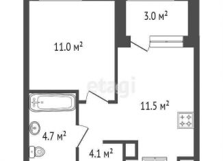 Продам 1-комнатную квартиру, 31.3 м2, Санкт-Петербург, метро Обводный канал