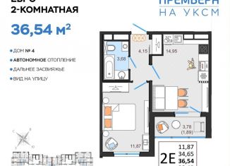 Продается 2-ком. квартира, 36.5 м2, Ульяновская область