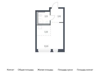 Продается квартира студия, 22.3 м2, село Лайково, жилой комплекс Рублёвский Квартал, 60