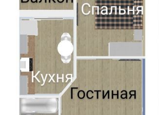 Продается однокомнатная квартира, 34 м2, Москва, улица Берзарина, 30А
