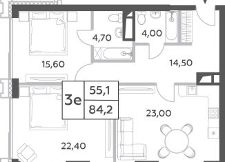 Продажа 3-комнатной квартиры, 84.2 м2, Москва, проспект Генерала Дорохова, вл1к1, ЗАО