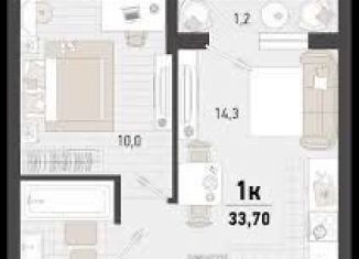 Продается однокомнатная квартира, 33.7 м2, Ставропольский край, проспект Свободы, 100А