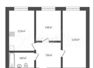 Продажа 2-комнатной квартиры, 51.5 м2, Тюменская область, Новгородская улица, 14