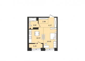 Продажа однокомнатной квартиры, 42.8 м2, Хабаровск, Албанский переулок