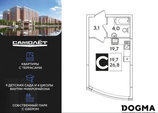 Продается квартира студия, 26.8 м2, Краснодар, Прикубанский округ