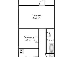 Продается 3-комнатная квартира, 72.9 м2, Томск, улица Мокрушина, 20/1