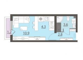 Продажа квартиры студии, 22 м2, Екатеринбург, Верх-Исетский район