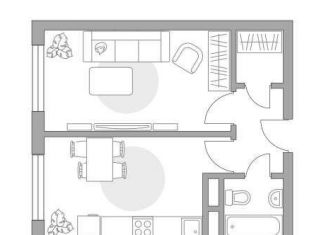 Продажа 1-ком. квартиры, 35.8 м2, деревня Глухово, Романовская улица, 19
