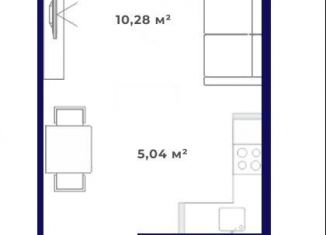 Продается 1-ком. квартира, 21.9 м2, рабочий поселок Маркова