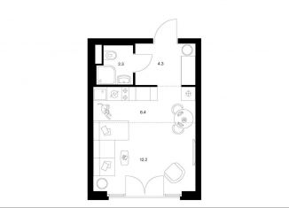 Продам квартиру студию, 25.2 м2, Москва, ВАО