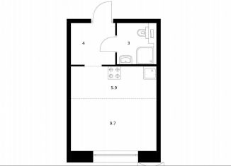 Продам квартиру студию, 22.6 м2, Санкт-Петербург, Фрунзенский район