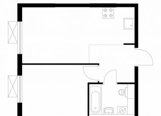 Продажа 1-комнатной квартиры, 35.8 м2, Москва, станция Перерва