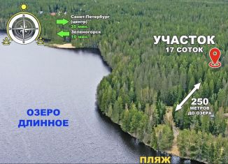 Продается участок, 17 сот., Ленинградская область, Верхняя улица